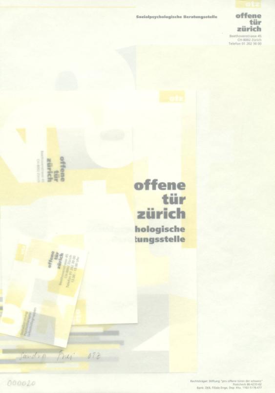 Offene Tür Zürich, Sozialpsychologische Beratungsstelle