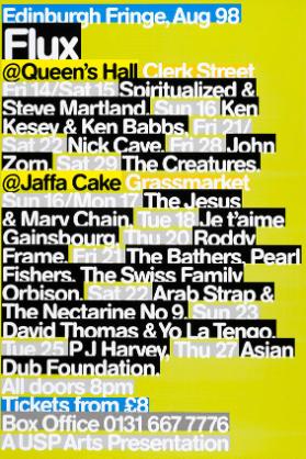 Edinburgh Fringe, Aug 98 - Flux