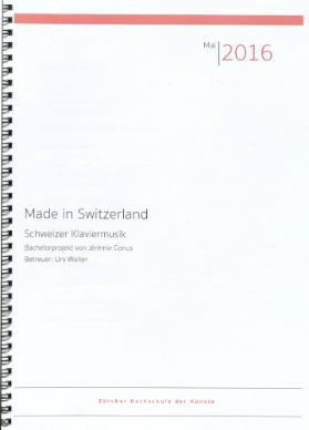 Made in Switzerland