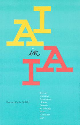 AI in IA - The Art Directors Association of Iowa Presents an Evening With Alexander Isley
