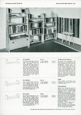 Werkgenossenschaft Wohnhilfe - Das wachsende Büchergestell, Typ 1