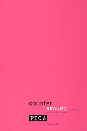 Counter Canvas - A visual exhibition - PICA - Portland Institute for Contemporary Art - 2000