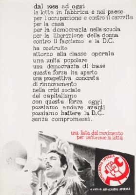 Dal 1968 ad oggi (...)  - Una lista dal movimento per rafforzare la lotta