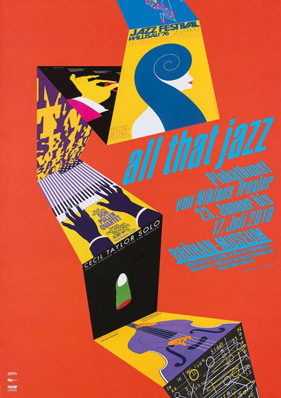 All that jazz - Plakatkunst von Niklaus Troxler - Bröhan-Museum