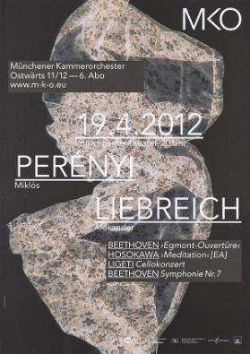 Münchener Kammerorchester - Ostwärts 11/12 - 6. Abo - Miklós Perényi - Alexander Liebreich - MKO
