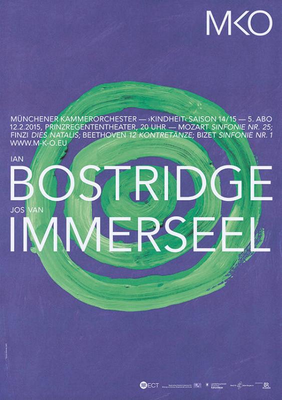 Münchener Kammerorchester - 'Kindheit' Saison 14/15 - 5. Abo - Ian Bostridge - Jos van Immerseel - MKO
