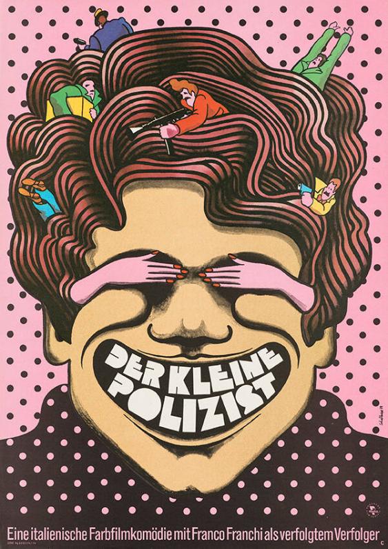 Der kleine Polizist - Eine italienische Farbfilmkomödie mit Franco Franchi als verfolgtem Verfolger