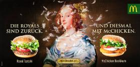 Die Royals sind zurück. Und diesmal mit McChicken. Royal Tzatziki - McChicken Basilikum - Nur für kurze Zeit