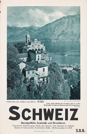 Schweiz - Madonna del Sasso, Locarno - Tessin - S.B.B.