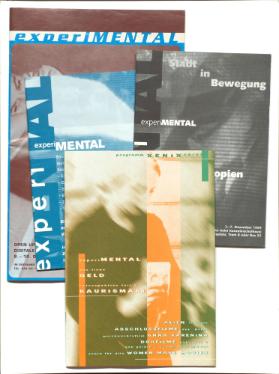 Programmhefte Festival "experiMENTAL" 1991-1997
