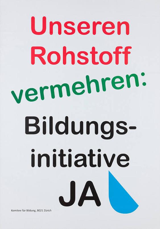 Unseren Rohstoff vermehren: Bildungsinitiative JA