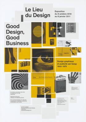 Le Lieu du Design - Good Design, Good Business - Design graphique et publicité par Geigy 1940-1970