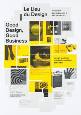 Le Lieu du Design - Good Design, Good Business - Design graphique et publicité par Geigy 1940-1970