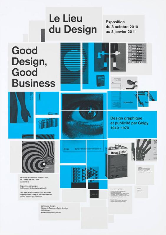Le Lieu du Design - Good Design, Good Business - Design graphique et publicité par Geigy 1940-1970