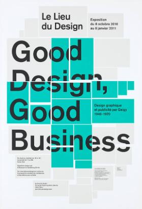 Le Lieu du Design - Good Design, Good Business - Design graphique et publicité par Geigy 1940-1970