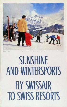 Sunshine and Wintersports - Fly Swissair to Swiss Resorts