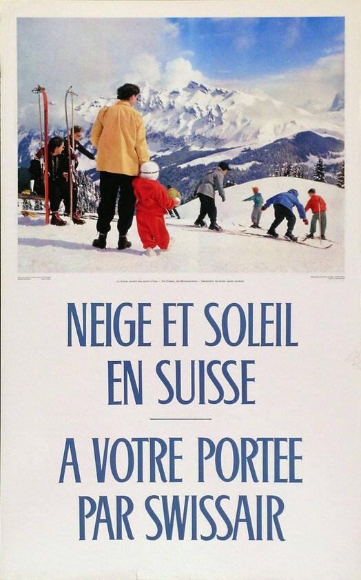 Neige et soleil en suisse - A votre portée par Swissair