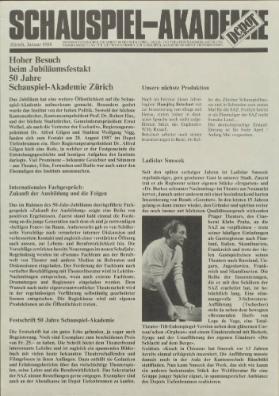 Schauspiel-Akademie ; Januar 1988
