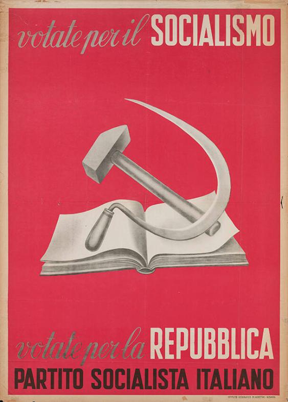 Votate per il socialismo - Votate per la repubblica - Partito Socialista Italiano