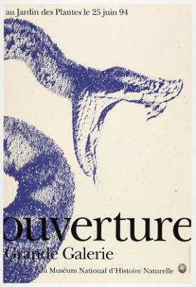 Ouverture - Grand Galerie du Muséum national d’Histoire naturelle