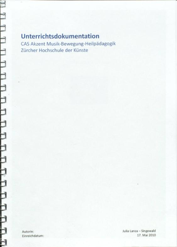 "Zaungast" - Heilpädagogisches Musizieren