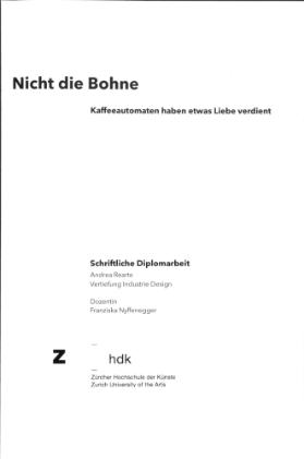 Nicht die Bohne