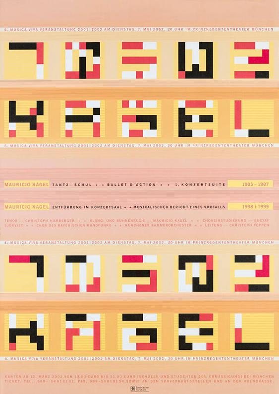 70502 - Kagel - 2001 / 2002 - Musica viva - Bayerischer Rundfunk
