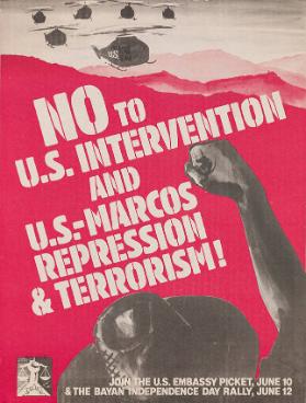 No To U.S. Intervention and U.S.-Marcos Repression And Terrorism!