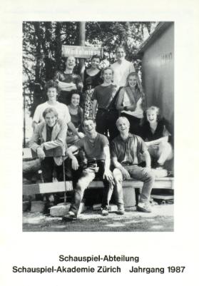 Vorsprechen 1987, Schauspiel-Abteilung