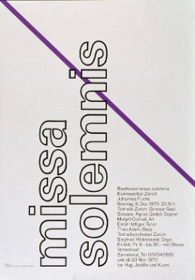 Missa Solemnis - Tonhalle Zürich