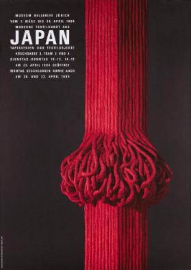 Moderne Textilkunst aus Japan - Tapisserien und Textilobjekte - Museum Bellerive Zürich