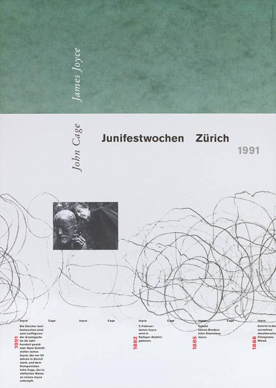 James Joyce - John Cage - Junifestwochen Zürich 1991