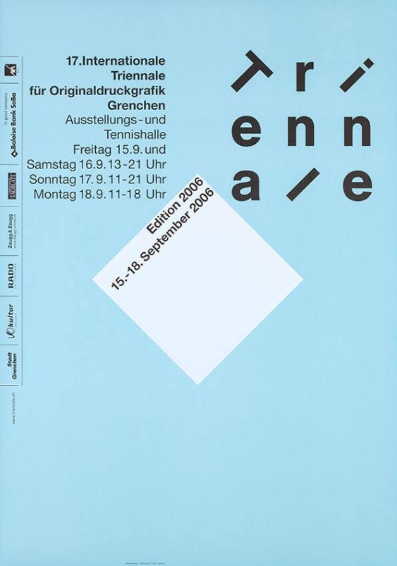 Triennale - 17. Internationale Triennale für Originaldruckgrafik Grenchen - Edition 2006