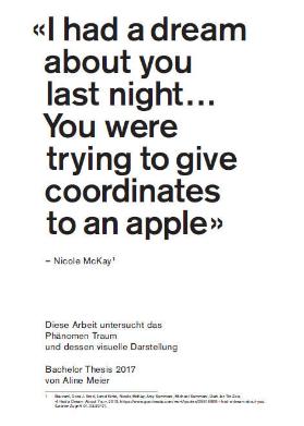 "I had a dream about you last night... You were trying to give coordinates to an apple"