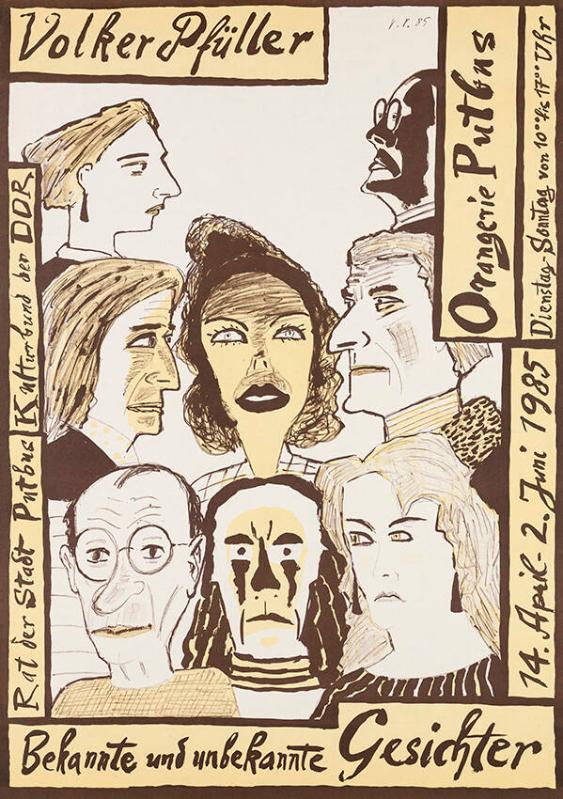 Bekannte und unbekannte Gesichter  - Rat der Stadt Putbus - Kulturbund der DDR - Orangerie Putbus