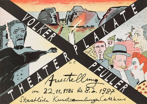 Volker Pfüller - Theaterplakate - Ausstellung - Staatliche Kunstsammlung Cottbus