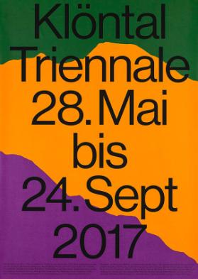 Klöntal Triennale - 28. Mai bis 24. Sept 2017
