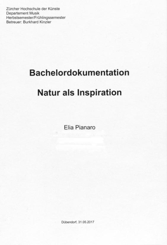 Natur als Inspiration