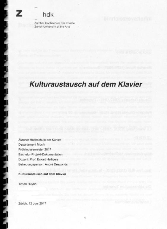 Kulturaustausch auf dem Klavier