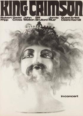 King Crimson - Robert Fripp - David Cross- John Welton - Bill Bruford - Jamie Muir - Guest Artist: Claire Hamill