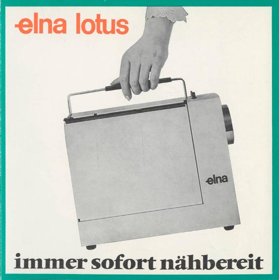 Elna Lotus - immer sofort nähbereit
