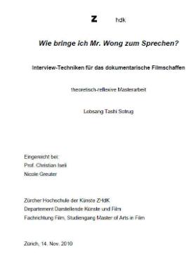 Wie bringe ich Mr. Wong zum Sprechen?