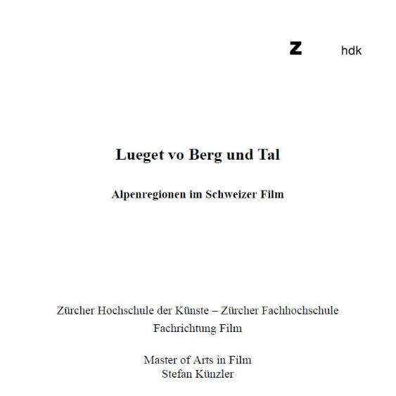Lueget vo Berg und Tal