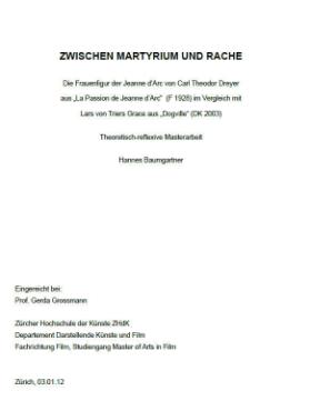 Zwischen Martyrium und Rache