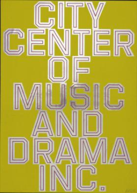 City Center of Music and Drama Inc.
