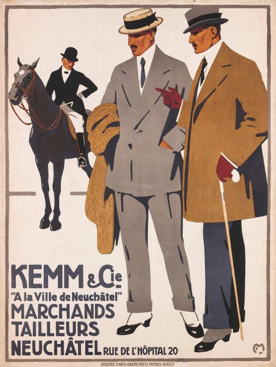 Kemm & Cie - "A la Ville de Neuchâtel" - Marchands - Tailleurs - Neuchâtel