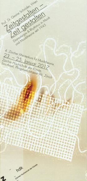 Zeitgestalten - Zeit gestalten