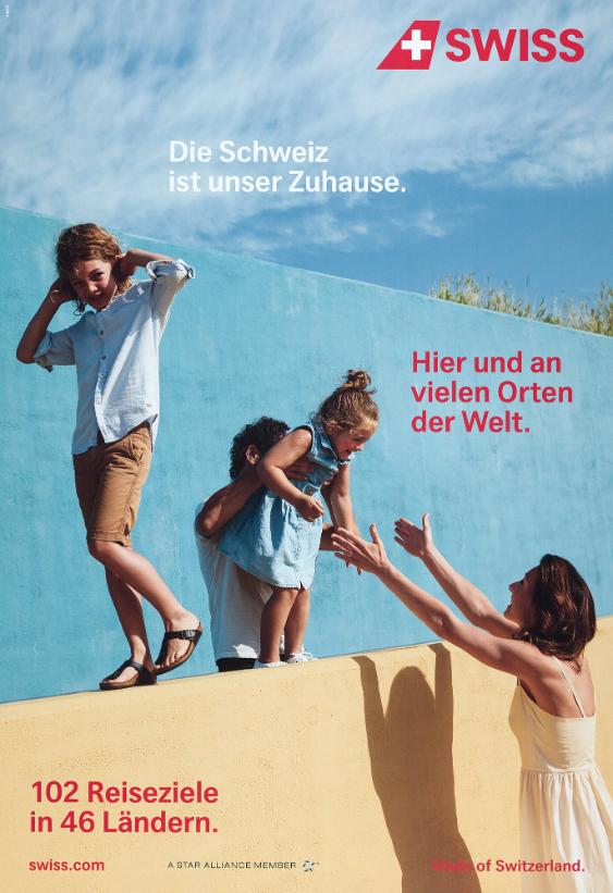 Die Schweiz ist unser Zuhause. Hier und an vielen Orten der Welt. 102 Reiseziele in 46 Ländern. Swiss