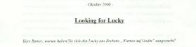 Looking for Lucky
