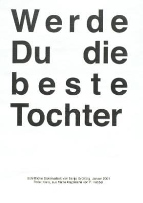 Werde Du die beste Tochter